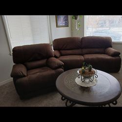 Love Seat and Matching Chair 
