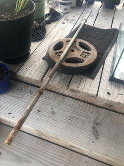 CAP Barbell with 2 50lb Weight Plates