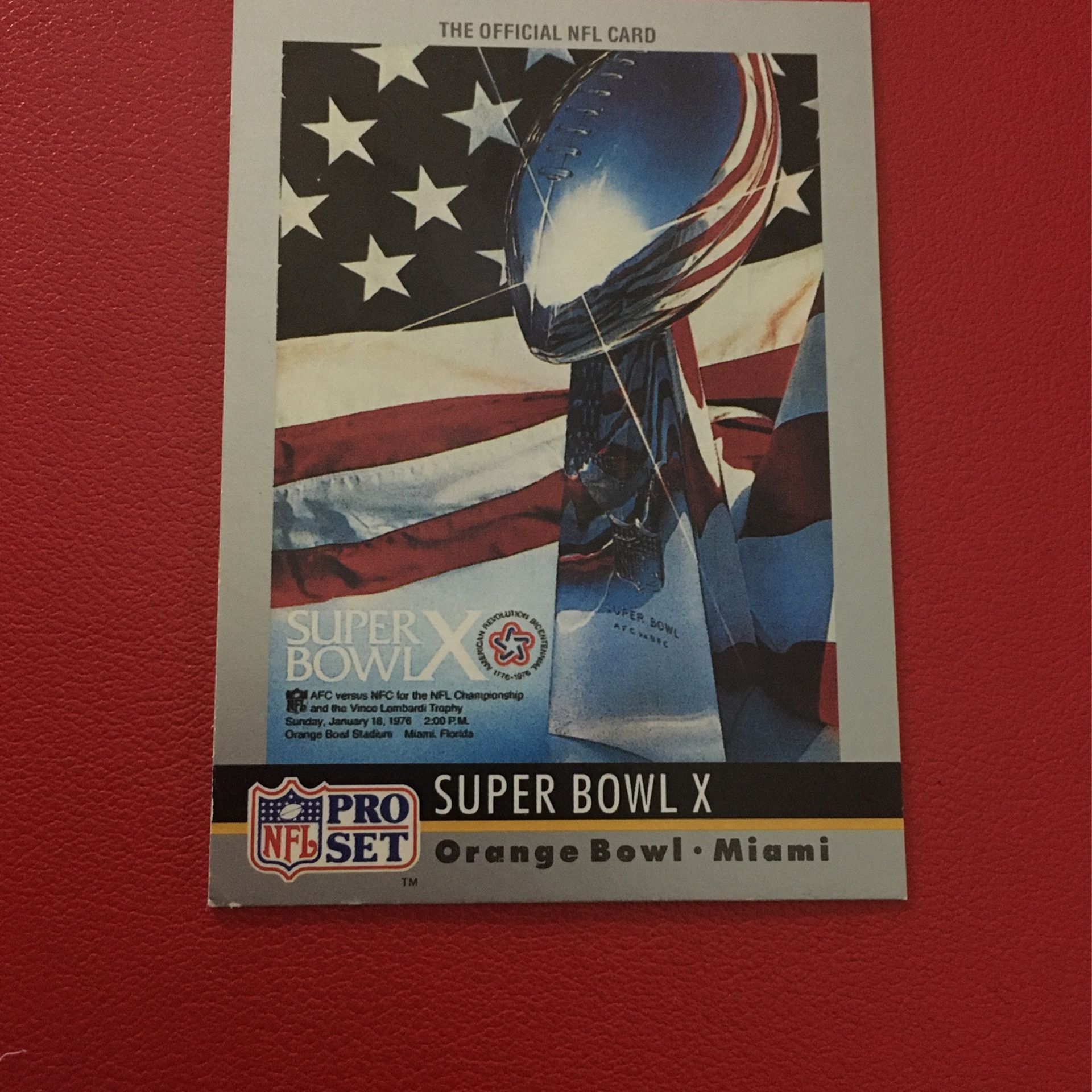 Football Card 