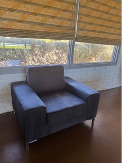 Dark gray accent design modern chair