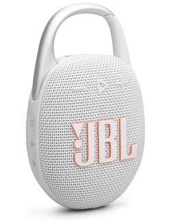 White JBL Clip 5 - Ultra-Portable Waterproof Speaker