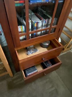 Ethan Allen entertainment storage cabinet