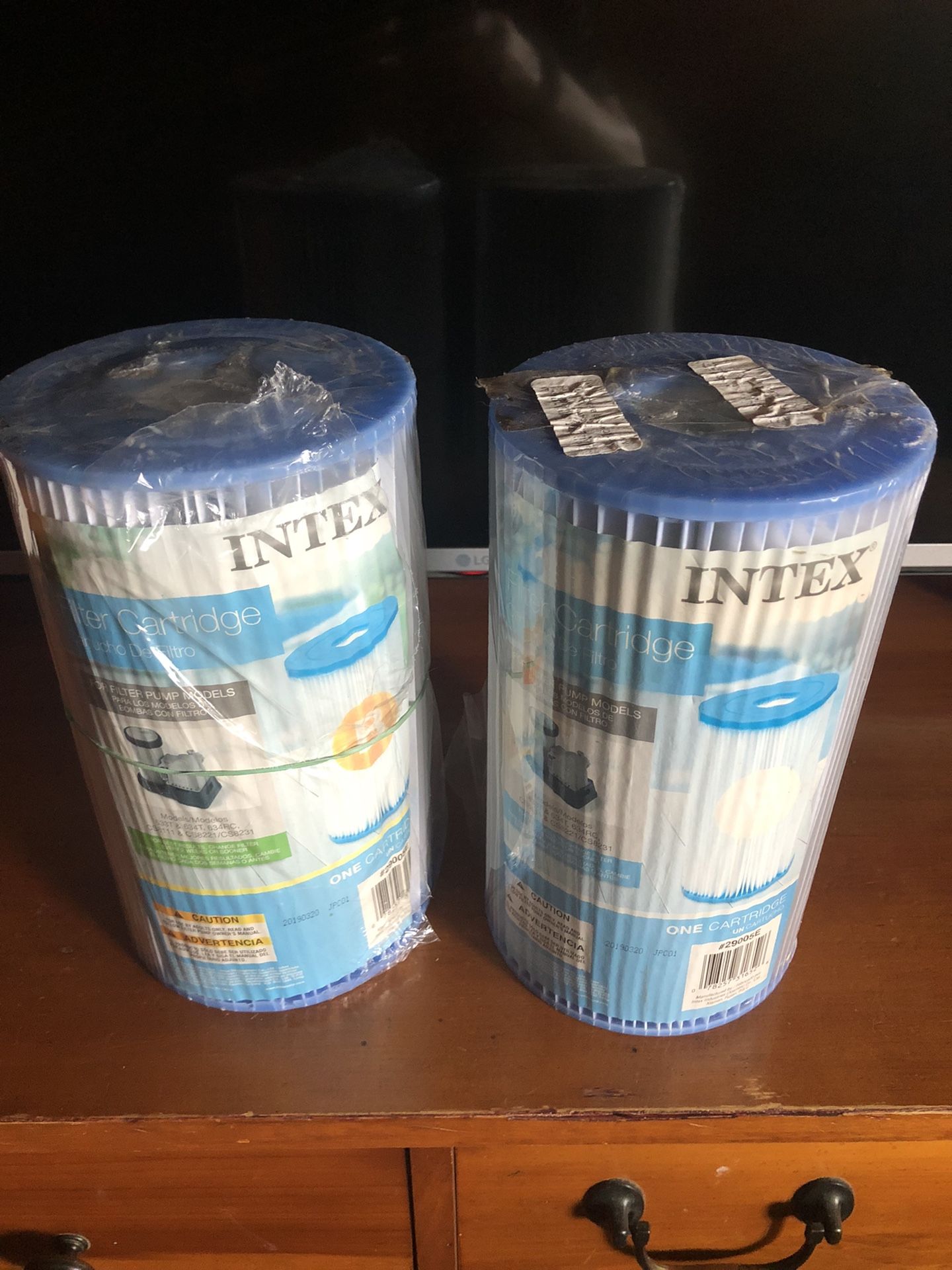 (2) NEW 8”x10” Intex Pool/Pond Cartridge Filters