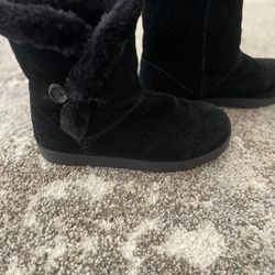 Black Suede Boots Women’s Size 8
