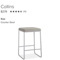 room & board collins bar stool