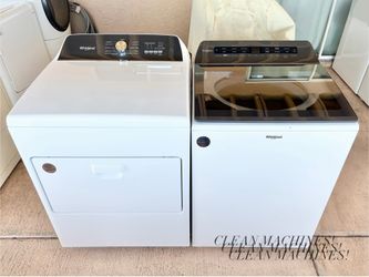Whirlpool Washer and Electric Dryer 90 Day Warranty Some Delivery