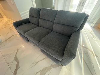 Blue reclining SOFA