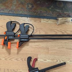 2, 24" And 2, 12" Trigger Clamps