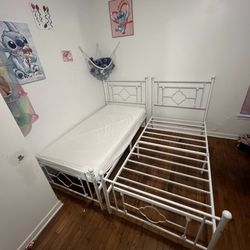 Twin Bed Frames And Come With Mattresses. 