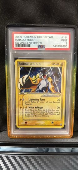 Gold star raikou psa9