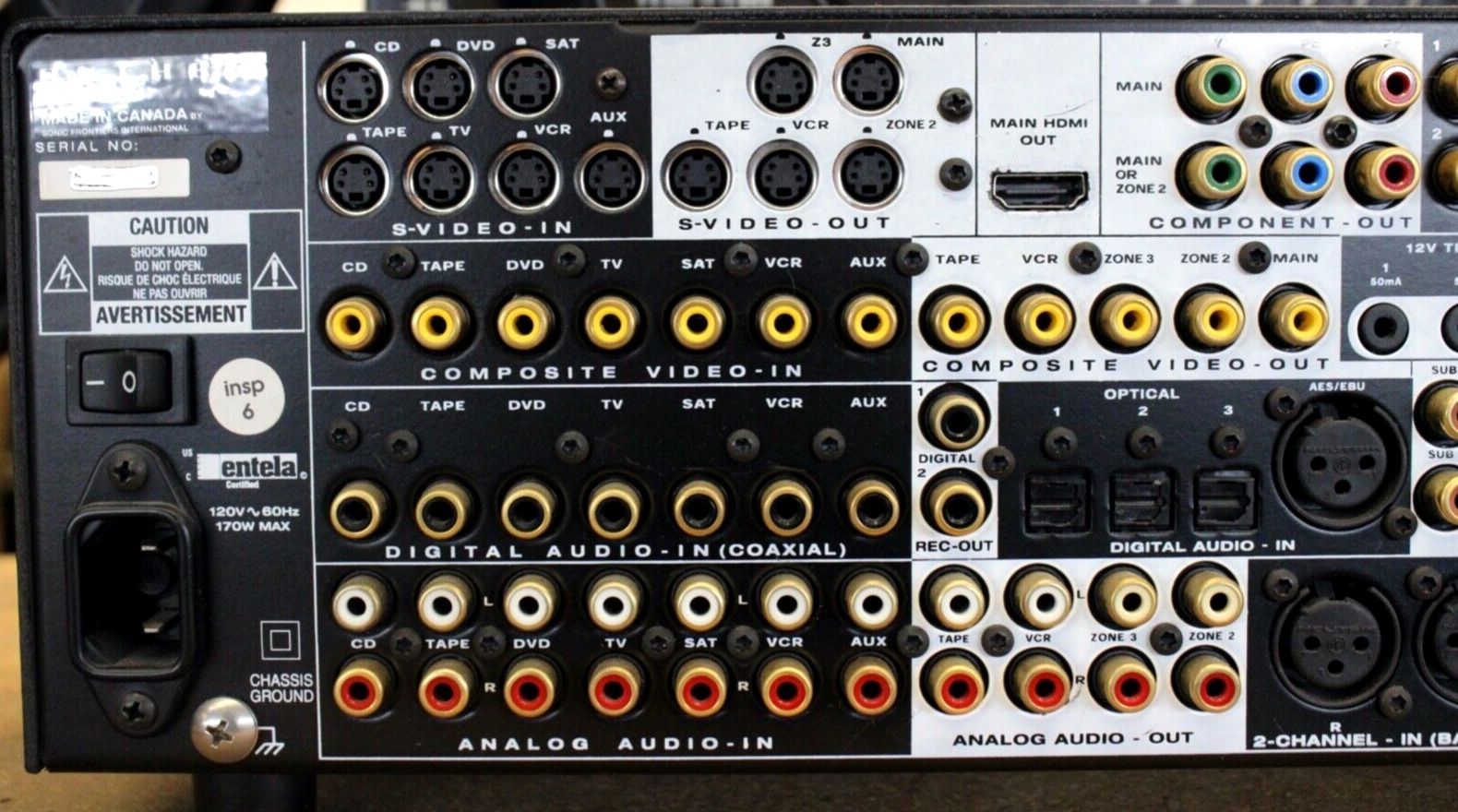 Anthem AVM 50 A/V Preamp Receiver, Cutting-edge audio/video processor