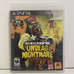 Red Dead Redemption: Undead Nightmare (Sony PlayStation 3, PS3, 2010)