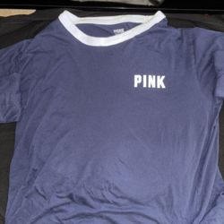 Victoria Secret Dark Blue Long Sleeve Shirt 