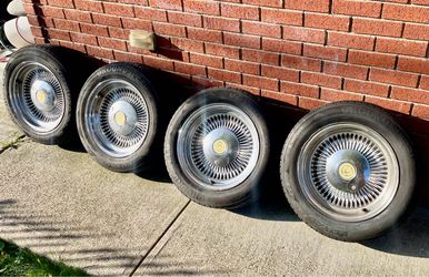Dayton white 100 spoke rims