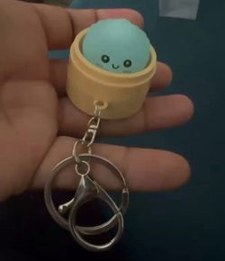 Dumpling keychain light up