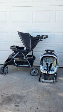 Stroller car seat with base $72 pick up only bonanza and lamb
