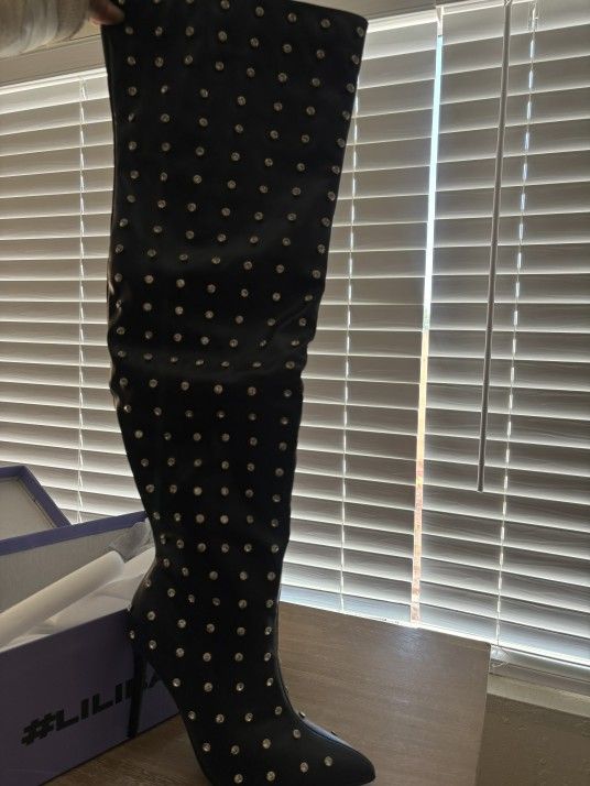 Thigh High Boots Size 8