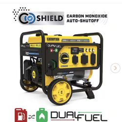 5300/4250-Watt Gasoline and Propane Powered Dual Fuel Portable Generator with CO Shield (CARB Compliant) 
