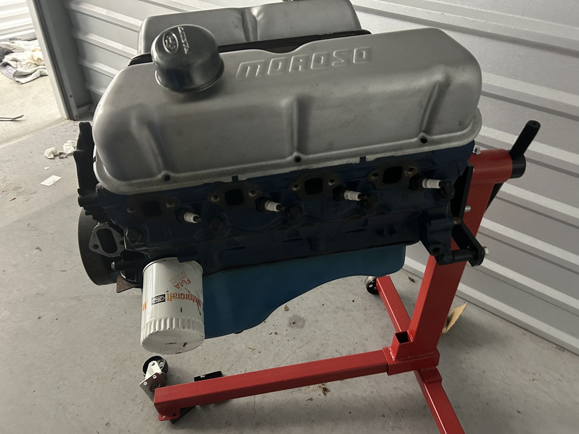 351 WINDSOR LONG BLOCK FORD MOTOR, REBUILT