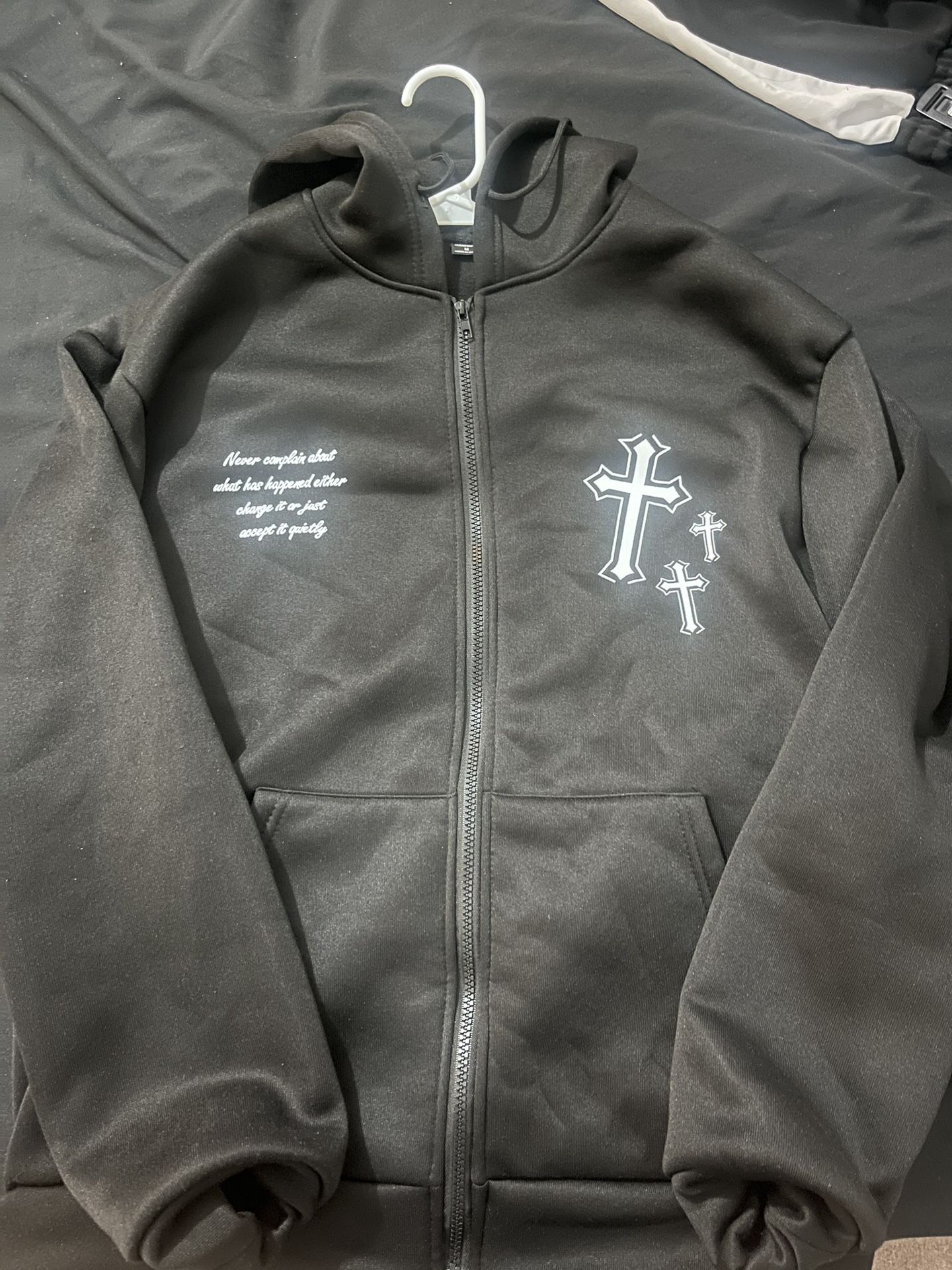 Maninfinity Graphic Zip-Up Hoodie