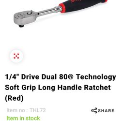 Snap On 1/4” Ratchet 