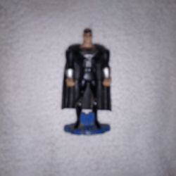 M A T T E L"Justice League"(Black And Silver Suit Superman Mini Figure)
