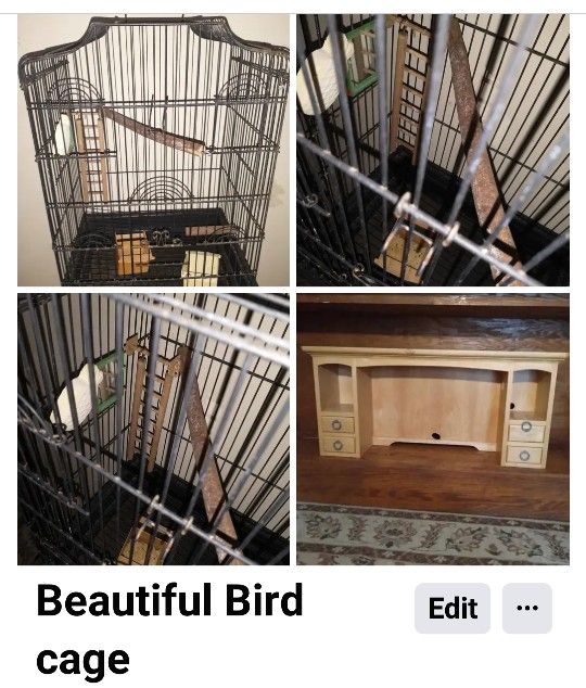 Bird Cage With 5 Doors