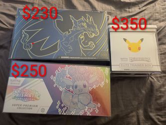 Sealed Pokemon products for sale