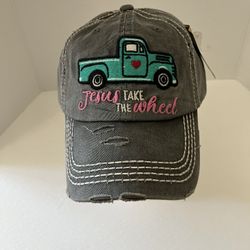 New Kbethos Vintage Women’s “Jesus Take the Wheel” Hat