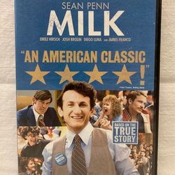 DVD movie Milk 2008 Sean Penn Josh Brolin Emile Hirsch
