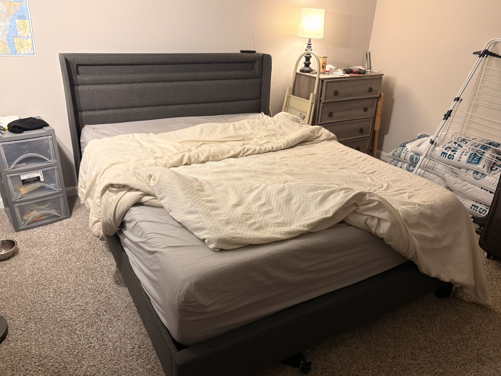 Queen Size Bed With Mattress