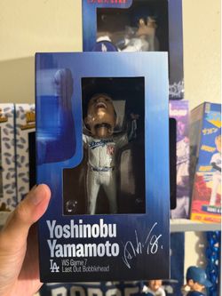 Yoshinobu Yamamoto G7 last out 2026 dodger bobblehead SGA
