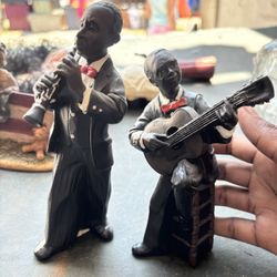 Vintage Black Jazz Figures