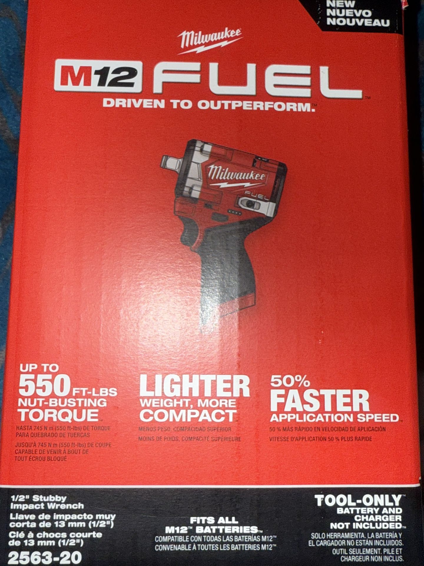 M12 1/2 stubby