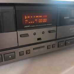 JVC Stereo Double Cassette Deck