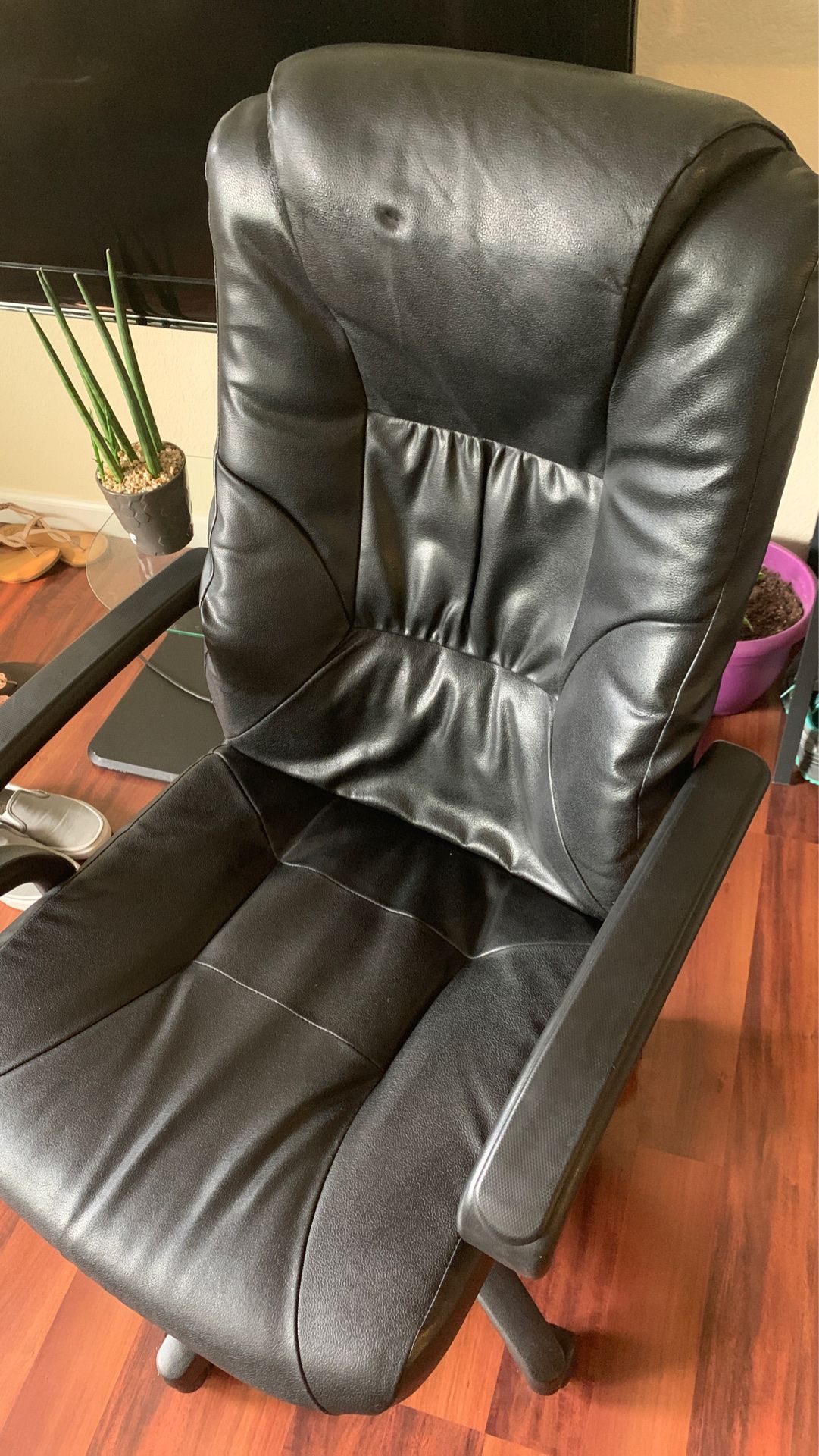 Leather office chair