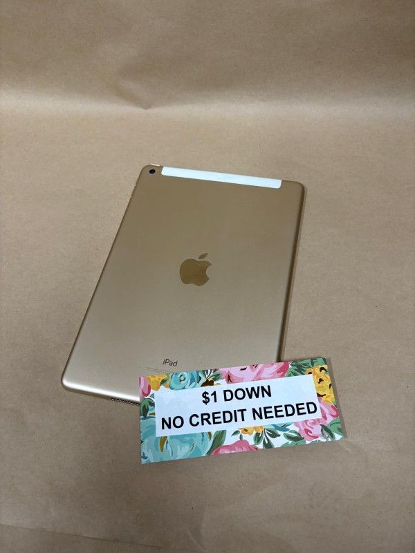 Apple IPad 5th Gen Tablet - Only $1 Today Pay The Rest Later!