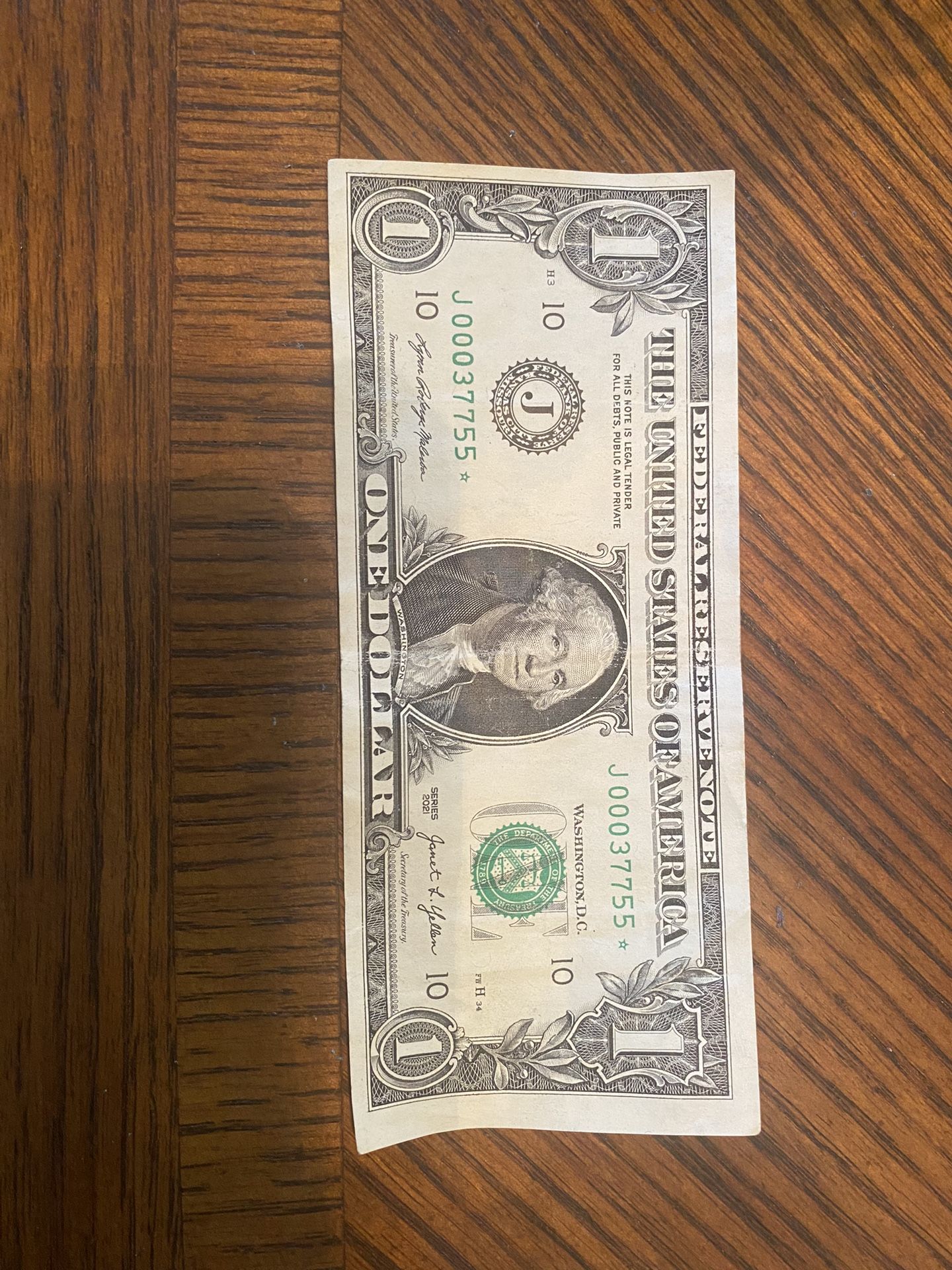 Star Note with Zip Code