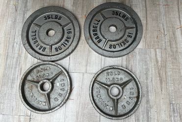 Olympic Weight Plates – 120 lbs Total (2” Hole)