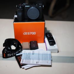 Sony a6700 Mirrorless Camera