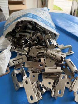 Bulk Cabinet Hardware – Hinges, Handles, Screws (Great for Remodel/Flip)
