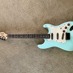 Fender Strat and Mustang III amp plus pedals
