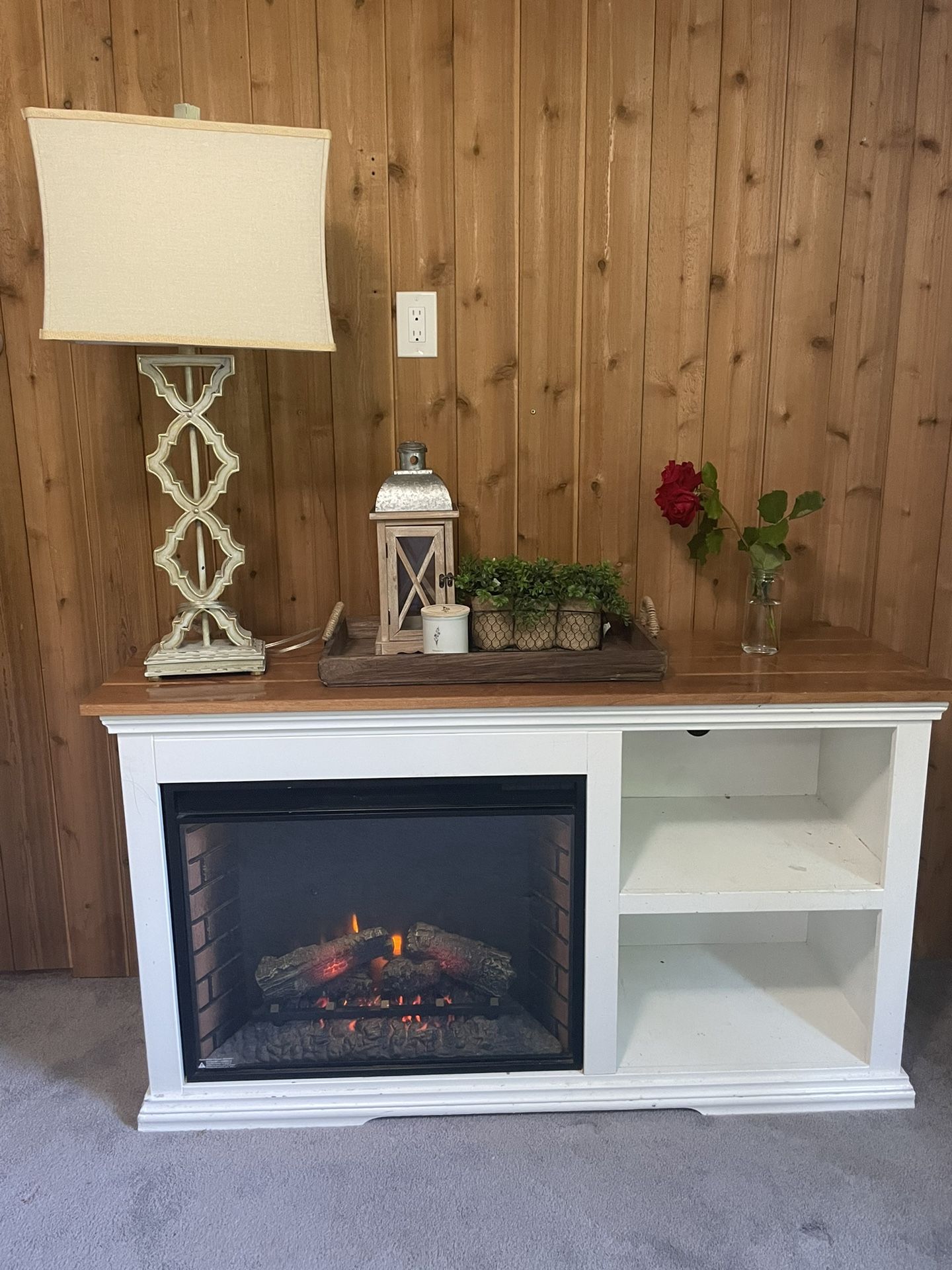 Tv stand /Media Center With Fireplace Heater $150.00