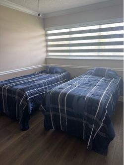 Twin beds