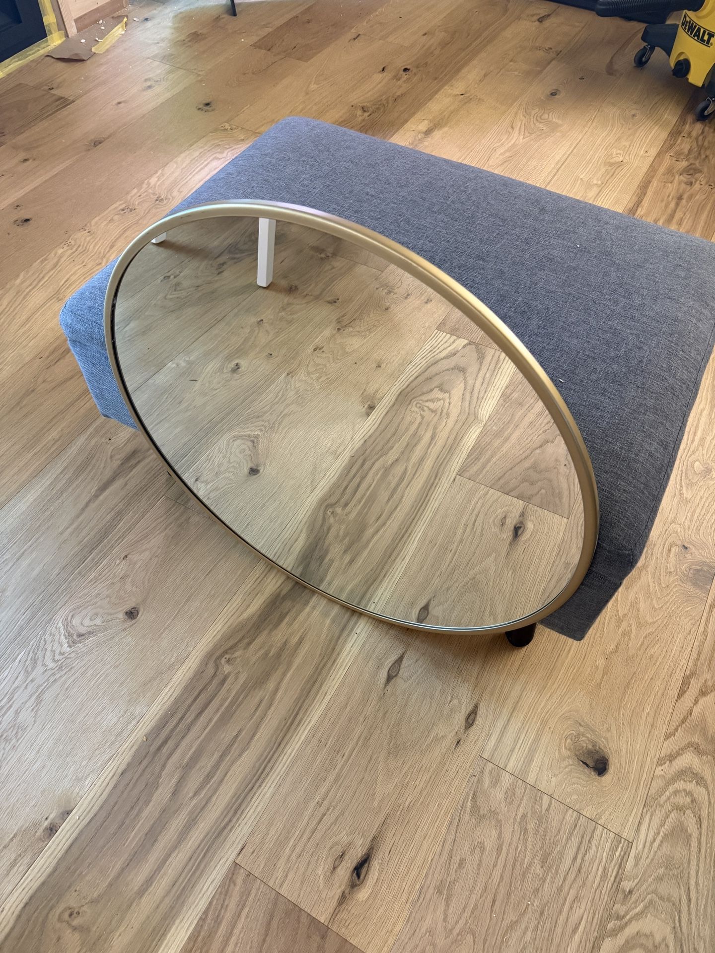 28-inc Gold Rim Mirror