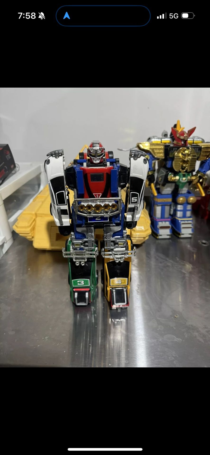 LOT TRANSFORMERS POWER Rangers Megazord / Force 4 Autres Figurines