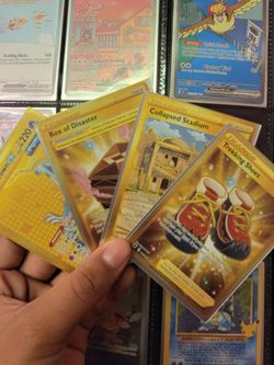Gold Pokemon Cards Bundle
