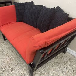 Wood Daybed Couch bed, Sofa Folds Flat 61” W - 80” 🚚 extra