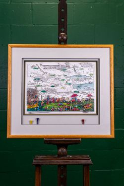 Golfing by Bruce Johnson - Limited Edition Print - Delivery Available