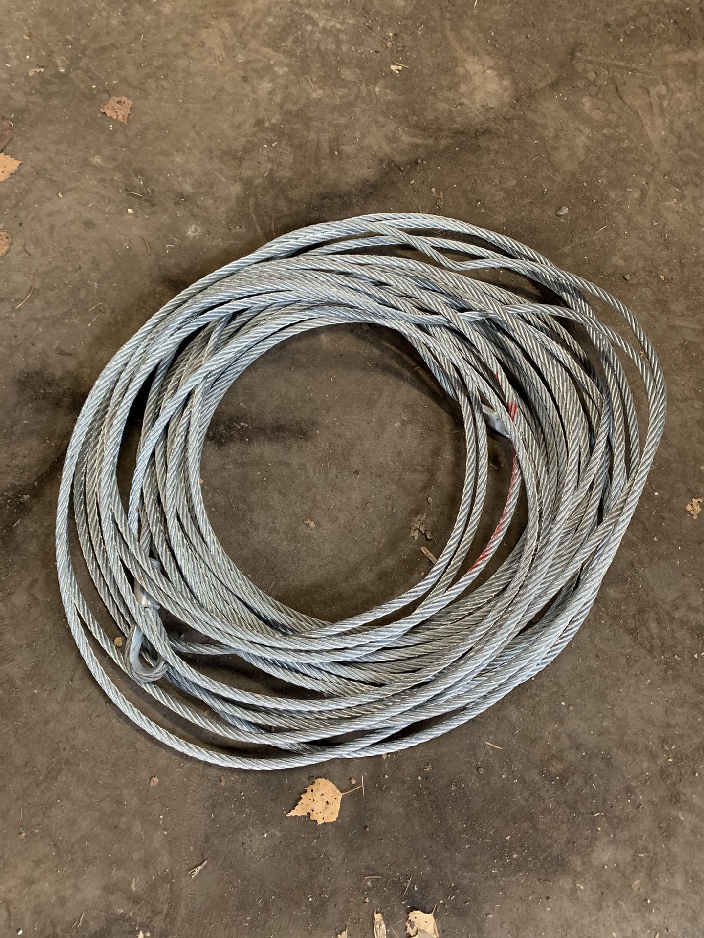 New 9,000lb steel winch cable